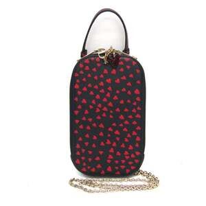 CHRISTIAN DIOR Red Leather Shoulder Bag